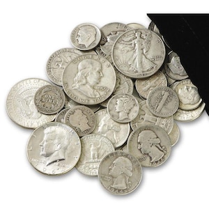 Bolsa de regalo de plata de EE. UU.: 90 % de monedas de plata de EE. UU. + obsequio especial adicional. Envío gratuito a EE. UU.
