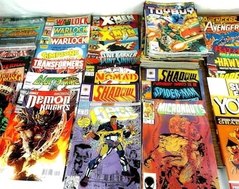 Vintage Comic Book Lot: 40 DC & Indie Comics - Collector's Box