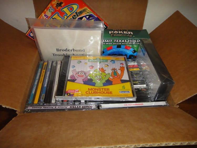 Software Cd Rom Vintage PC Software CD-ROM Bundle, New Old Stock! Loads of Games ...