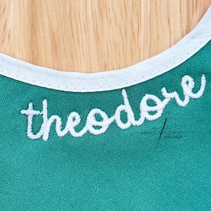 Kathleen Font SMALL Girly Satin Mini Font Cursive Embroidered Font BX Satin Stitch Satin Border Machine Embroidery Font Design