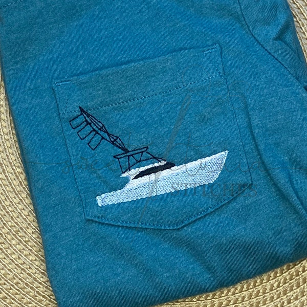 Fishing Boat Sport Fishing Grand Slam Mini Fill Fish Fishing Ocean Waterman Little Boy Southern Mini Fill Stitch Machine Embroidery Design