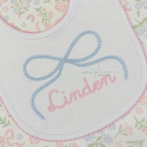 Nouvelle police de caractères pour bébé, fille, garçon, police de caractères en satin, police de caractères brodée cursive, point de satin BX, bordure en satin, conception de polices de broderie machine