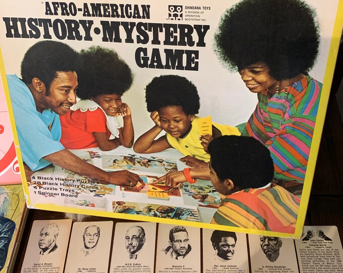 1970 Afroamerican Historymystery Game EXTREMELY RARE Martin Luther