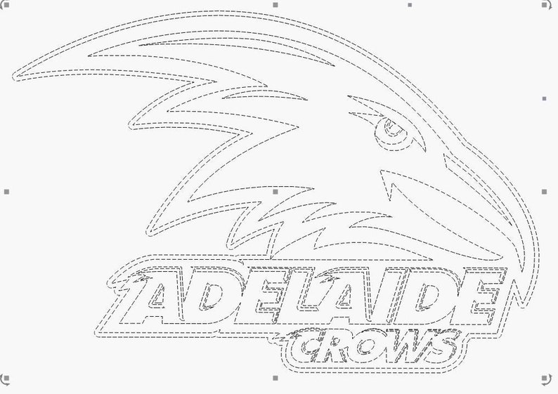 AFL SVG Adelaide Crows Logo Vector File Digital Download - Etsy