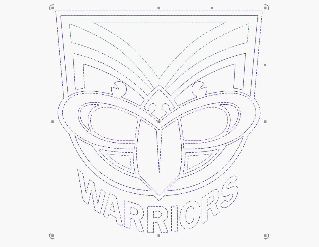NRL SVG New Zealand Warriors Logo Vector File Digital Download Etsy
