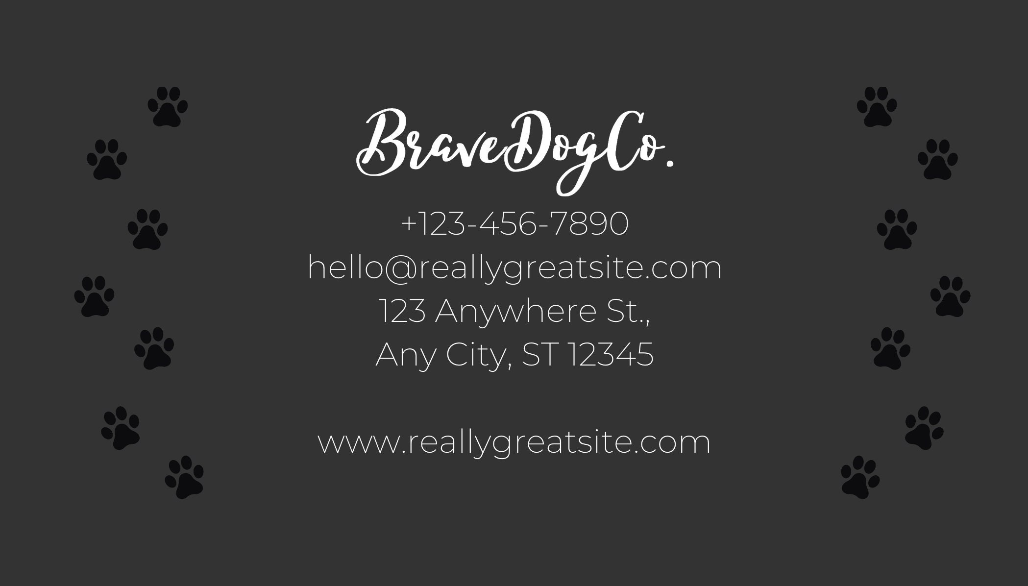 Custom Grooming Appointment Reminder Card Digital Download Etsy