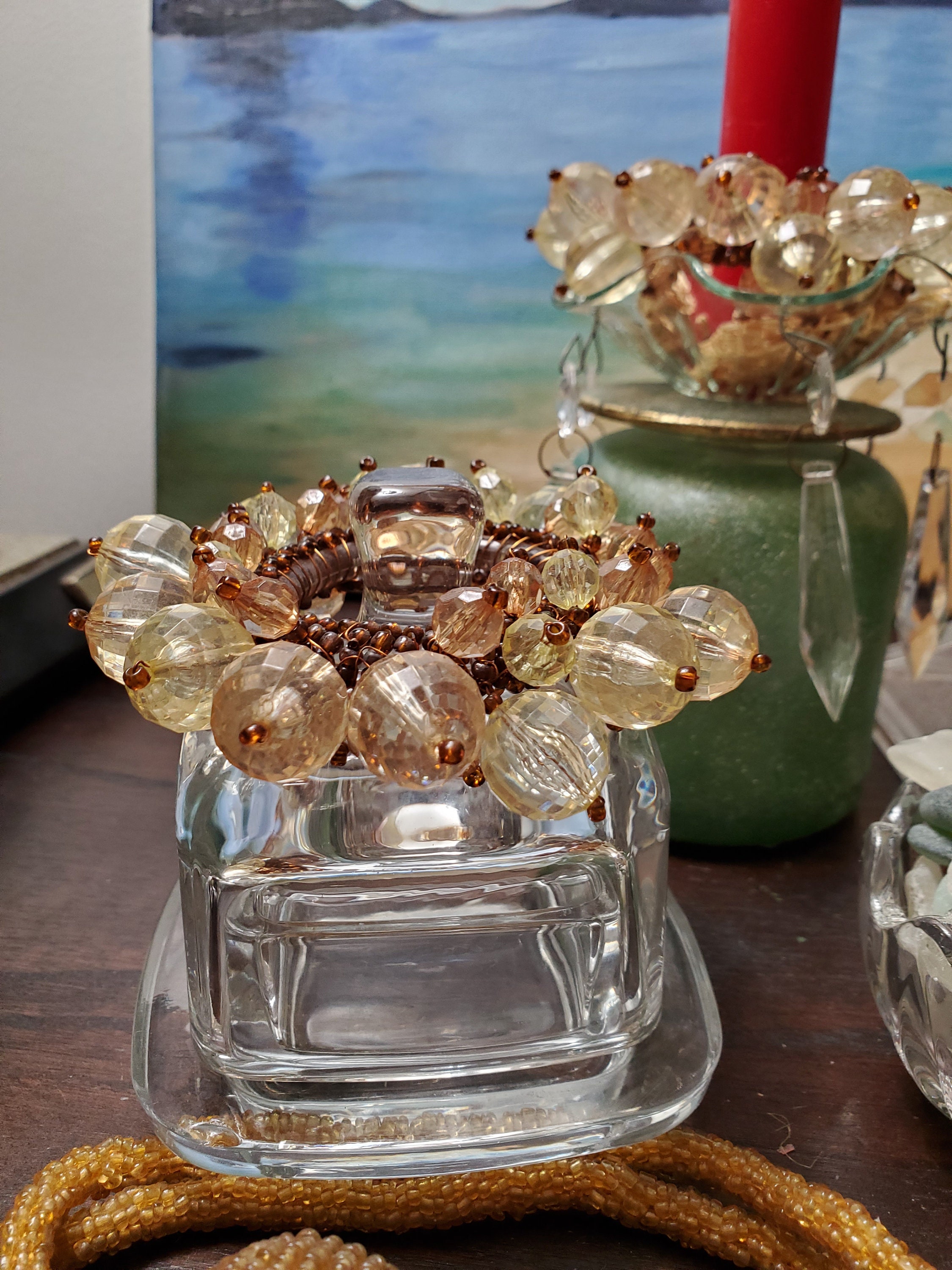 Leaded Glass Bowl With a Lid Was the Original Use for Butter Etsy