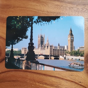 London Postcard Houses of Parliament 6.75 x 4.5 inches, by Journeys Friend LTD