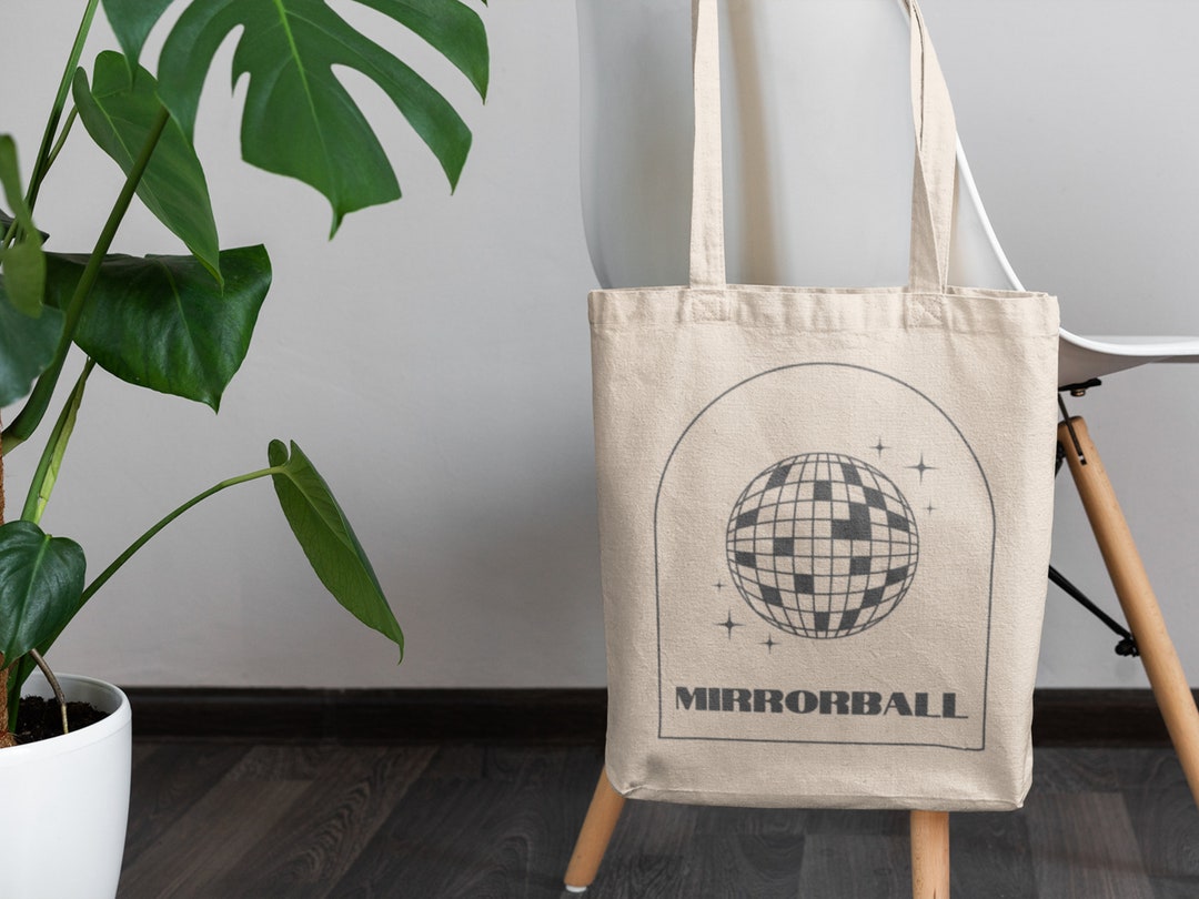 Taylor Swift Tote Bag, Mirrorball Folklore, Minimalist Aesthetic Song Title Etsy