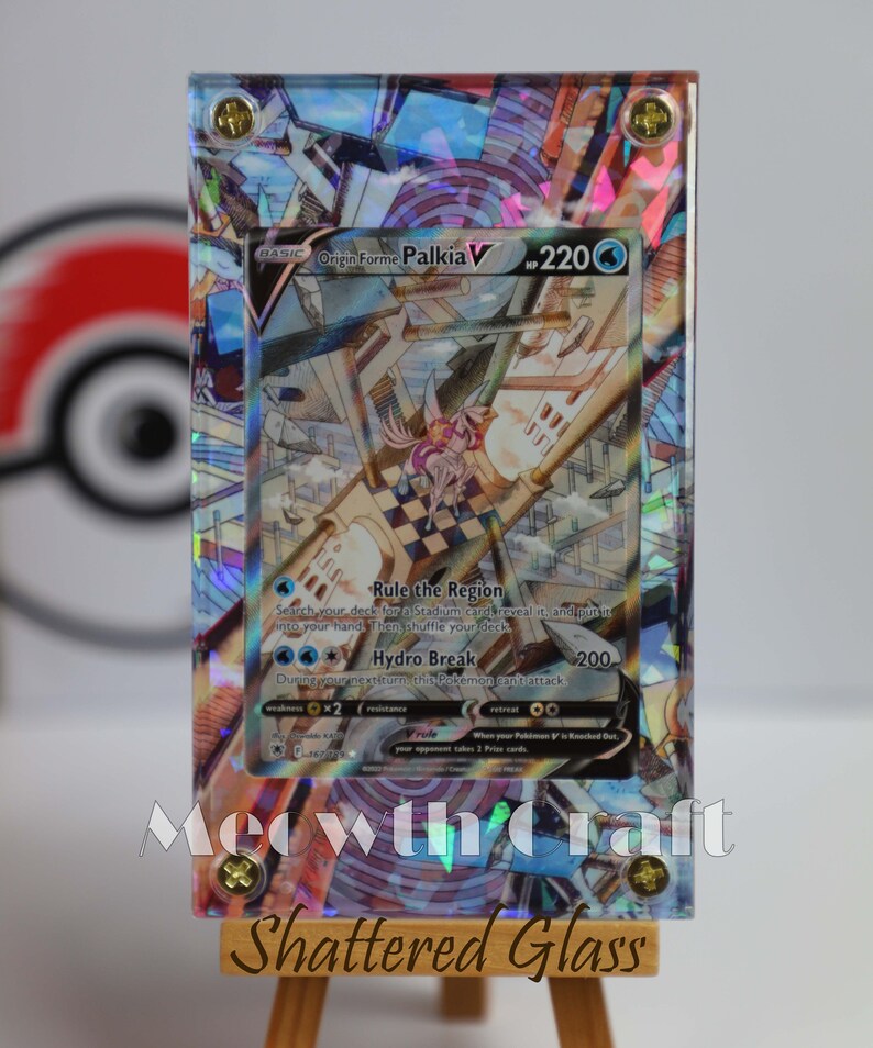 Origin Forme Palkia V Alt Art Custom Pokemon Card Display for Ultrapro