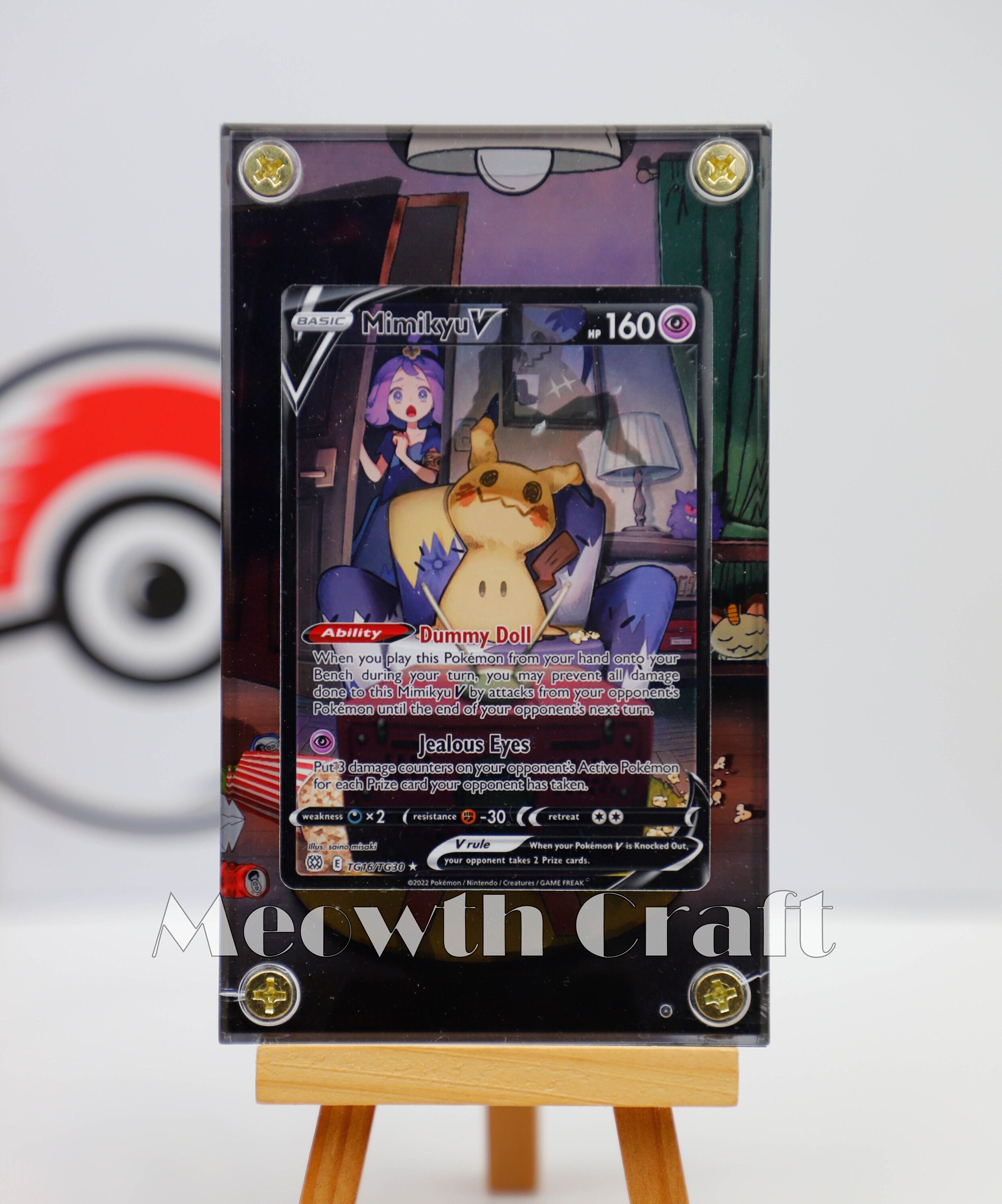 Custom Full Art Mimikyu V -  Hong Kong