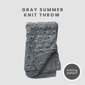 Dandelion Stitch Knitting Pattern PDF Intermediate Throw Blanket Pattern Elegant Silk & Bamboo Knit Design Instant Download