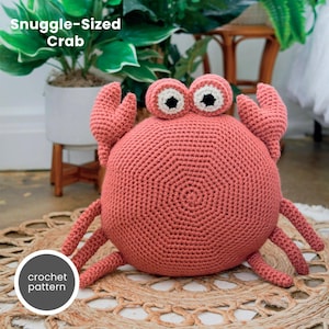 Amigurumi Krabbe Häkelkissen Anleitung: Kuscheltier Plüschtier (PDF-Muster)