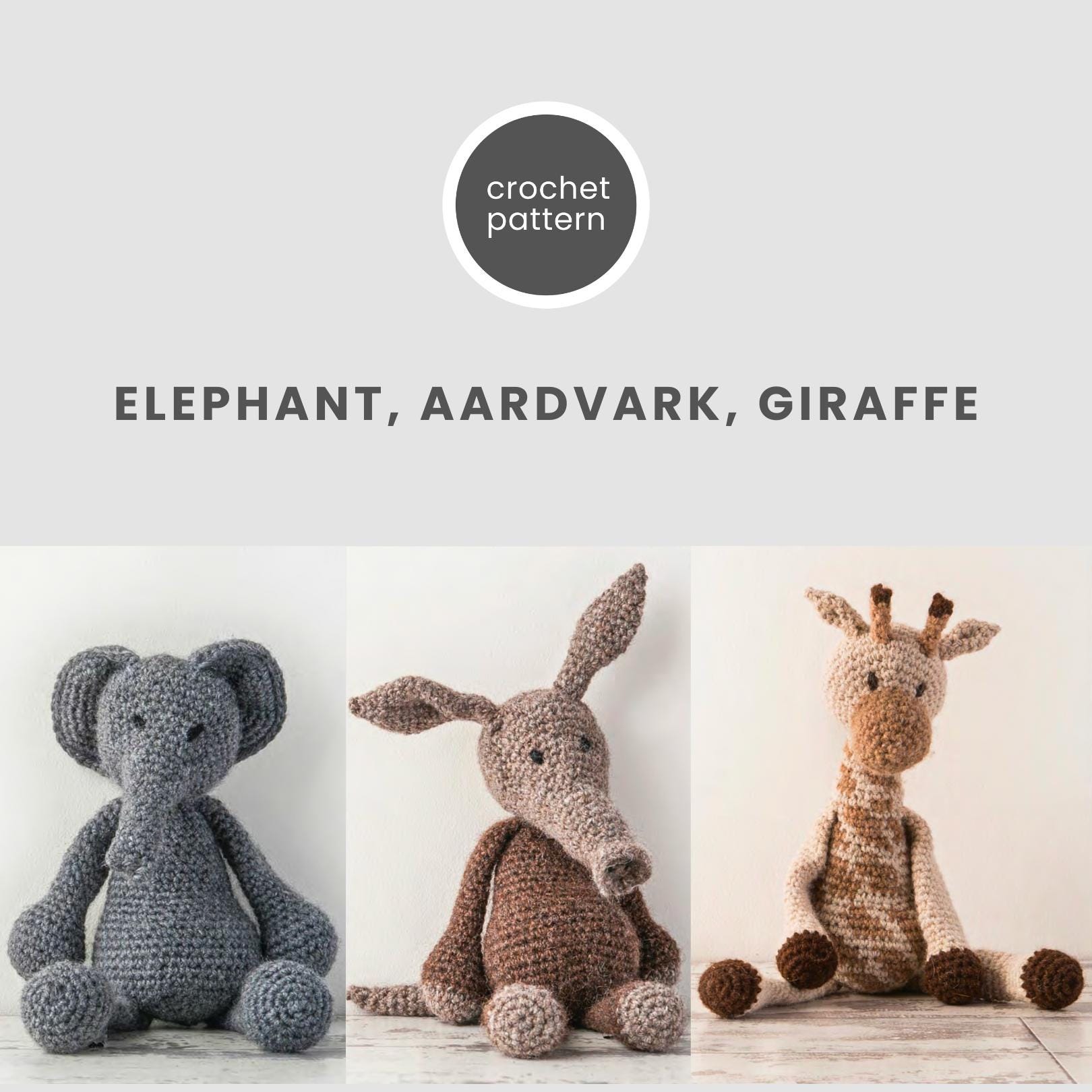 40 Animal Crochet Patterns for Cute Gifts, Nursery Decor, and Cozy Makes 25 Animal Crochet Pattern (Elephant
