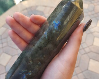 Large Labradorite Point Tower