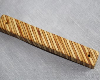 Mezuzah de madera - Hecho en EE.UU. por el artista Nathan Temple - Envío nacional gratuito