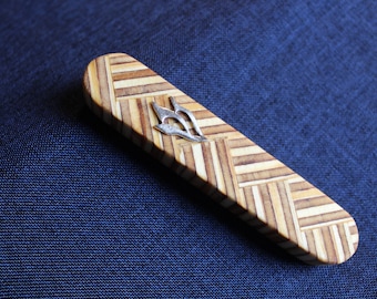 Mezuzah in legno - Prodotto negli Stati Uniti dall'artista Nathan Temple - Spedizione nazionale espressa gratuita