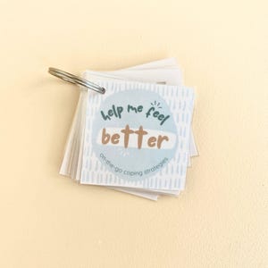 This pocket-sized printable keyring is packed with simple, effective coping strategies to help your child manage big emotions—wherever they are. Perfect for school, outings, and transitions!