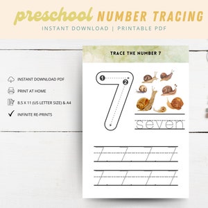 20 Number tracing worksheets, traceable numbers, preschool worksheets, 0-20 Printable Number Tracing, Kids Tracing, Handwriting Practice