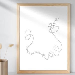Healing Is Not Linear Psychologist Office Decor School Counselor Wall Art for Therapy Psych Prints Therapist Poster Sign Mental Health Gifts