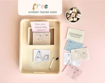 Alphabet Tracing Cards, Letter Tracing, Letter of the Alphabet Worksheets, Preschool Flashcards Printable, ABC Cards, Preschool Curriculum