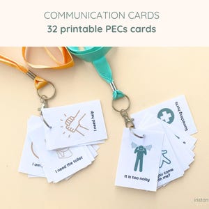 Communication Cards, PECS for Basic Communication, Special Needs, Autism, Toddler, Hospital Cards, Non Verbal Speech therapy, Flash Cards