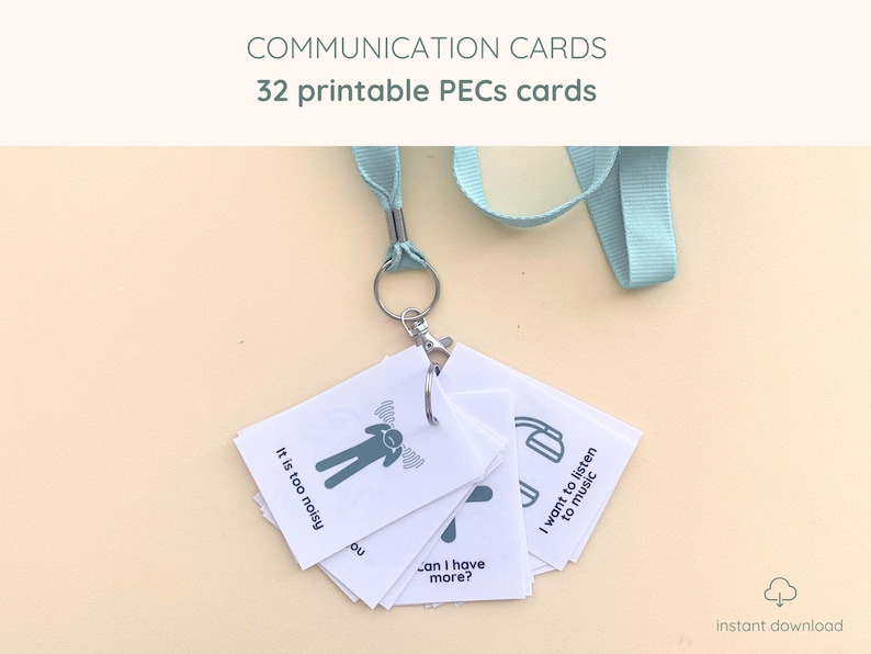 These simple, easy-to-use communication cards are designed for preschoolers, nonverbal children, kids with autism, and neurodivergent kids who find verbal communication tricky. These printable PECs (Picture Exchange Communication System) cards offer a simple, effective solution, giving children a way to express their needs, feelings, and choices—without frustration.
