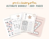 Preschool Worksheets, Preschool Montessori, Printable Worksheets, Kindergarten Binder, Pre-K Worksheets, Preschool Activities Bundle