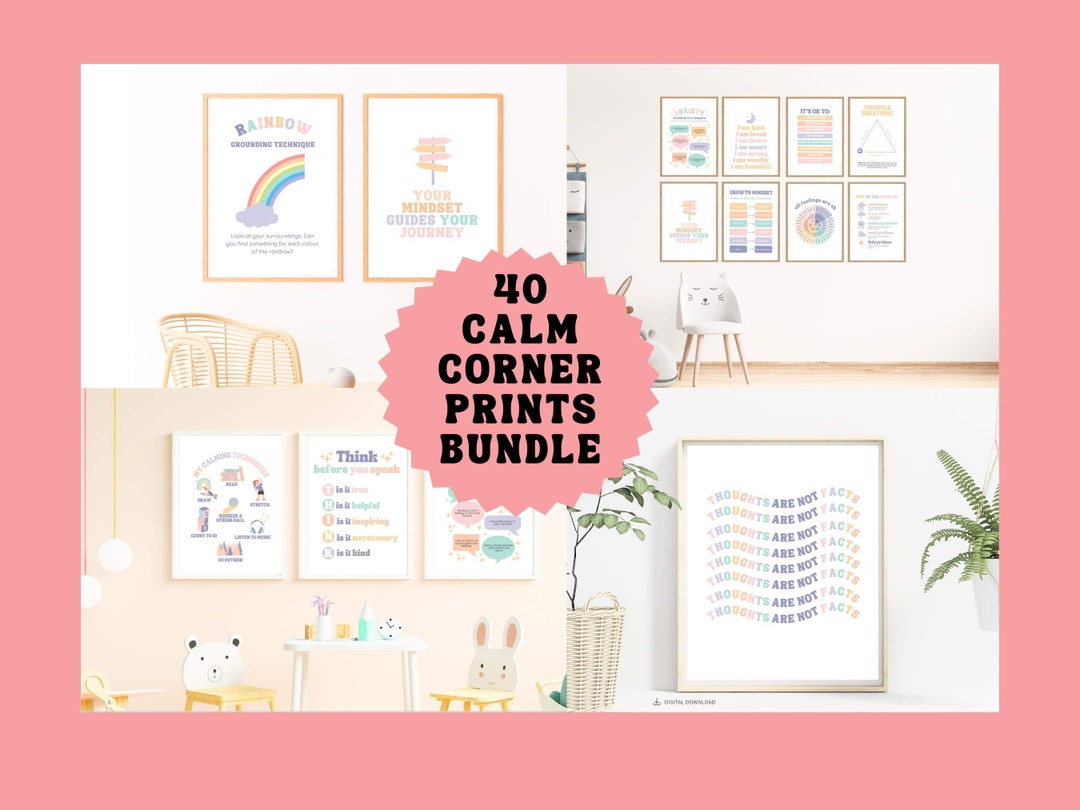 Calming Corner Posters, Calm Corner Worksheet, Calm Down Corner ...