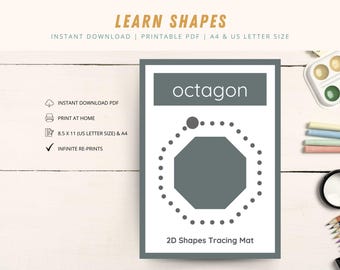 Preschool Shape Tracing, Basic Shape Tracing, Shape Tracing Worksheets, Printable Shape Worksheets, Homeschool Worksheets, Kindergarten