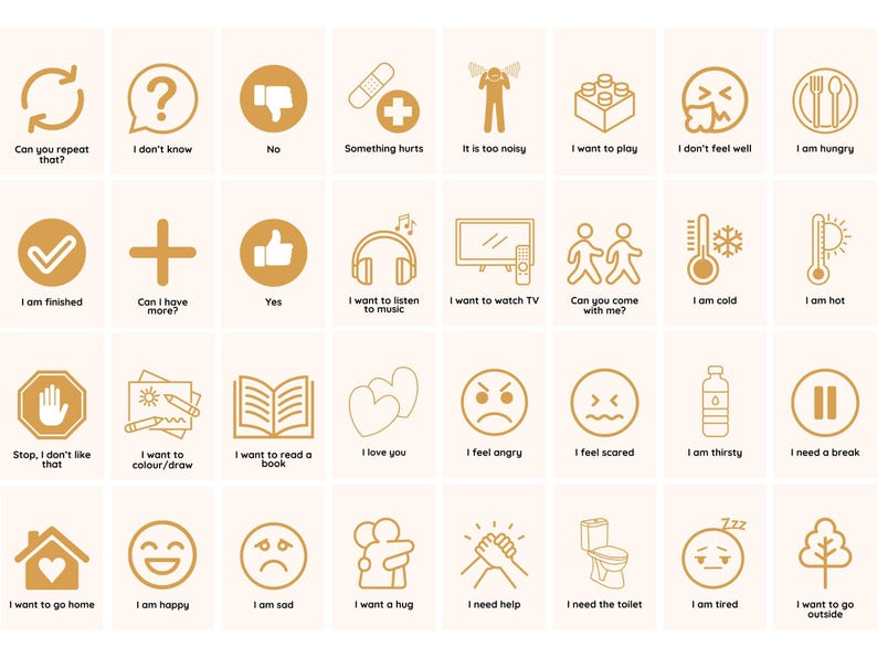 These simple, easy-to-use communication cards are designed for preschoolers, nonverbal children, kids with autism, and neurodivergent kids who find verbal communication tricky. These printable PECs (Picture Exchange Communication System) cards offer a simple, effective solution, giving children a way to express their needs, feelings, and choices—without frustration.