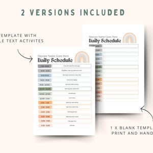 Daily Daycare Schedule, Daycare Forms, Daycare Provider, Home Daycare ...