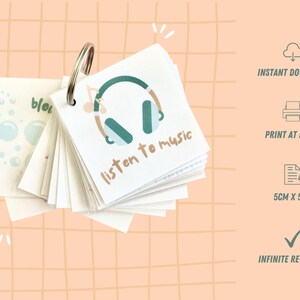 This pocket-sized printable keyring is packed with simple, effective coping strategies to help your child manage big emotions—wherever they are. Perfect for school, outings, and transitions!