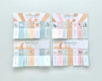 Morning & Evening Routine Flip Chart, Toddler Routine Flip Chart, Kids Flip Chart, Editable Visual Schedule | Printable Morning Flip Chart