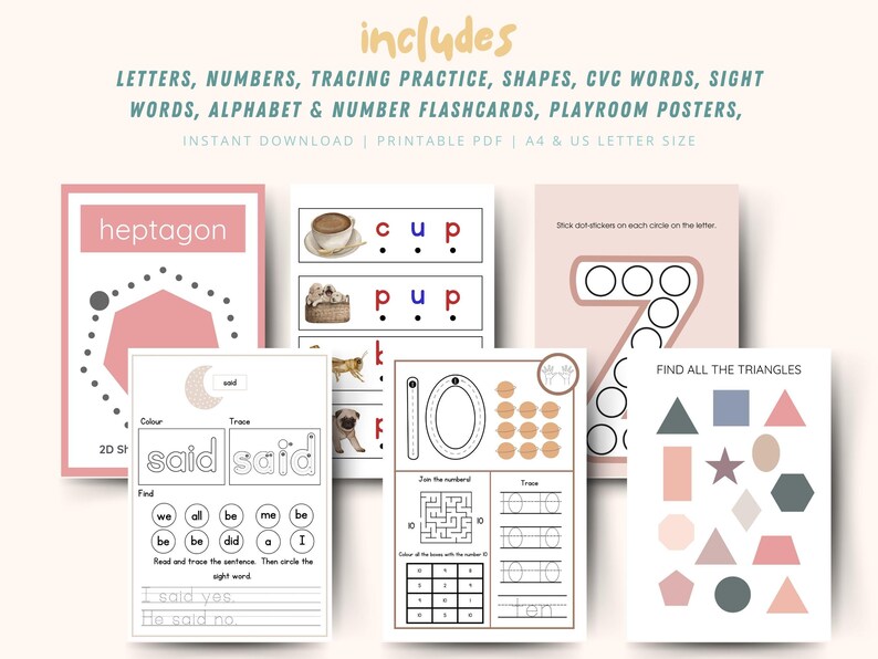 Preschool Worksheets, Preschool Montessori, Printable Worksheets