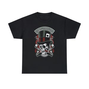 Real Outlaw Skull - Unisex Heavy Cotton Tee - Men&#39;s Tee, Graphic Tee, Vintage, Skulls