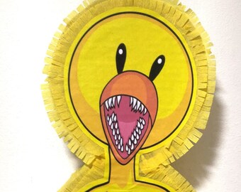 Yellow Rainbow Friends Pinata