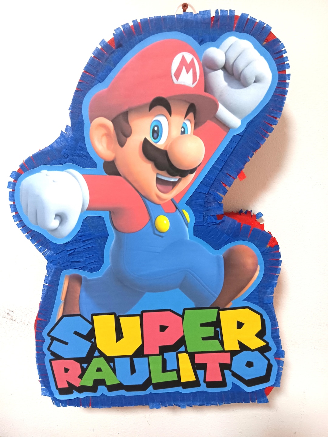 Pull String Super Mario Pinata Kit