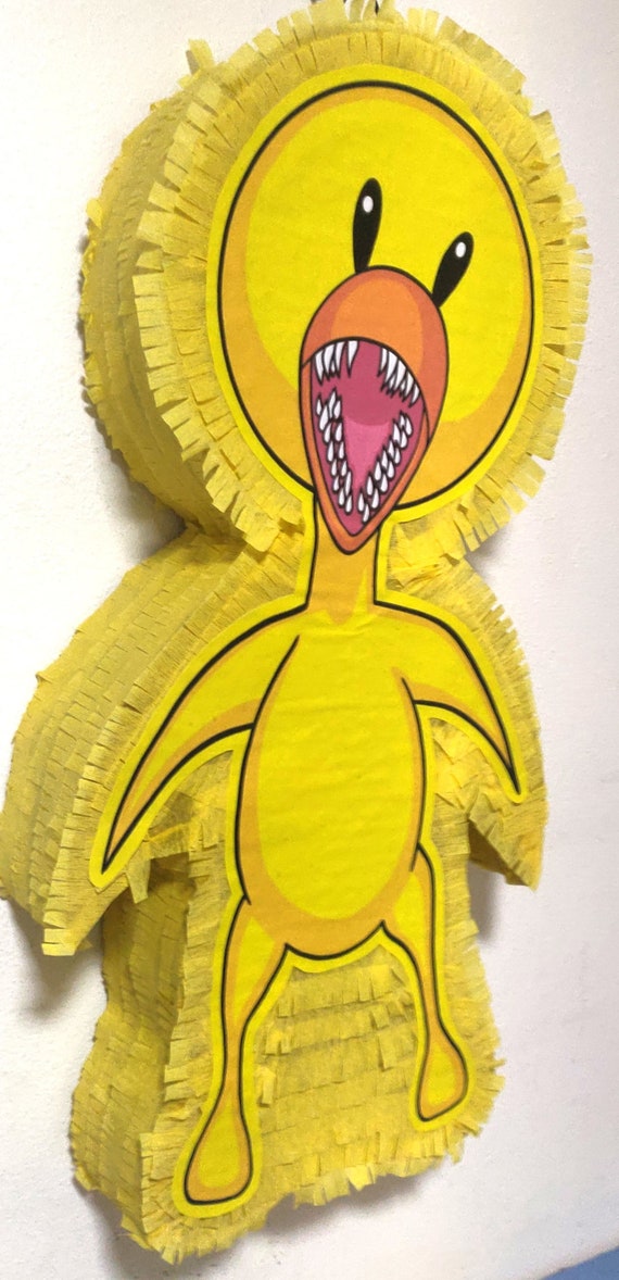 Yellow Rainbow Friends Pinata