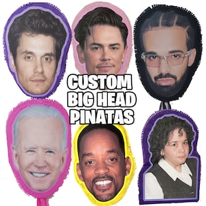 Custom Personalized Portrait Pinata
