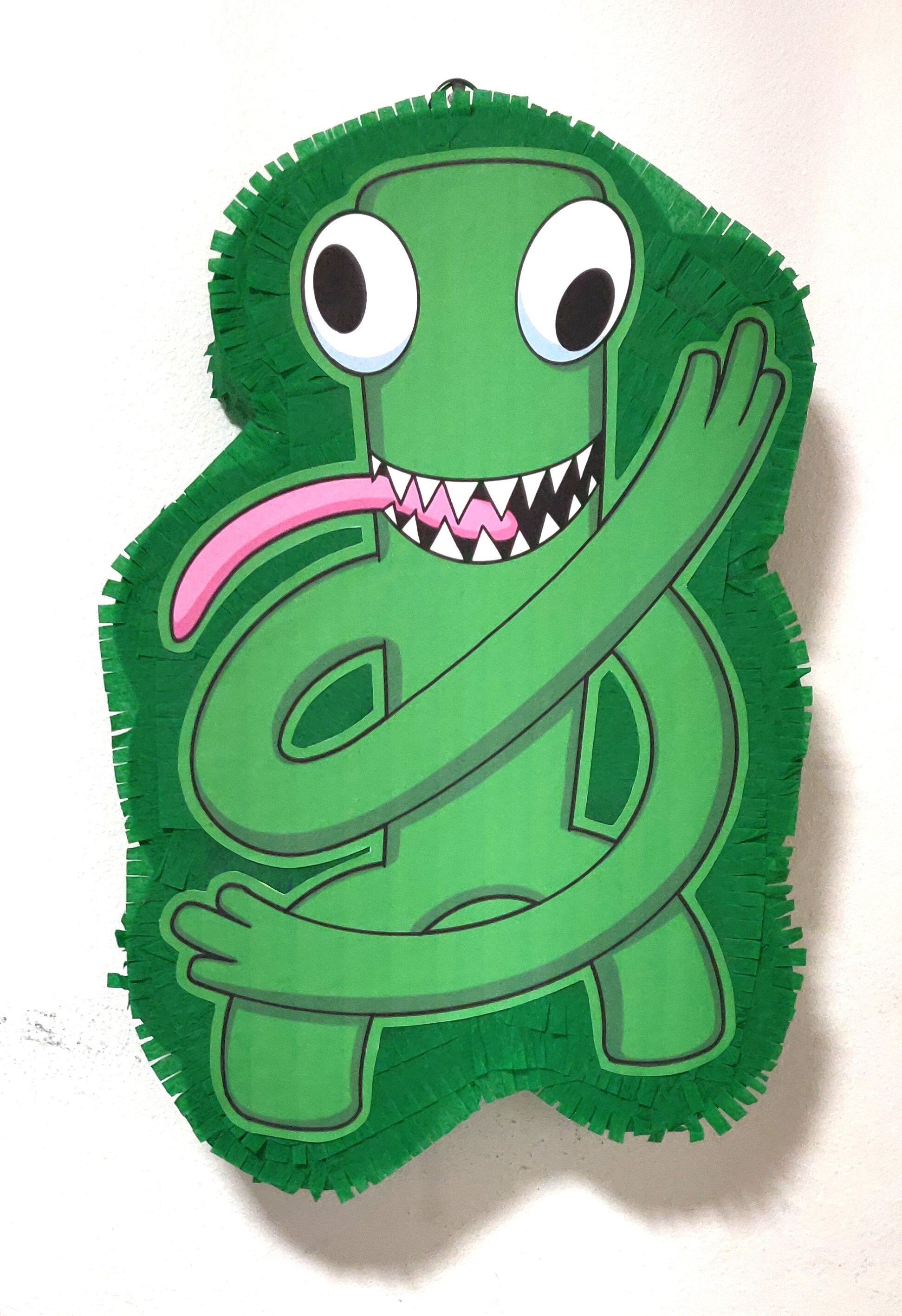 Green Rainbow Friends Pinata