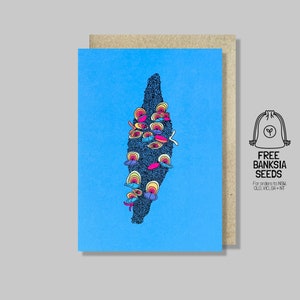 Banksia je t'aime | art abstrait banksia, cartes postales australiennes, papeterie, art de la brousse australienne, pois du désert Sturt, carte Waratah