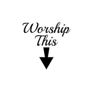 Worship This - Temporary Tattoo
