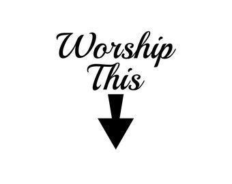 Worship This - Temporary Tattoo