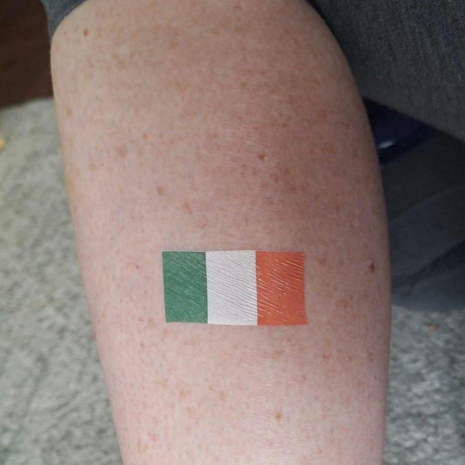 Irish Flag Temporary Tattoo Etsy irish-flag-temporary-tattoo-etsy