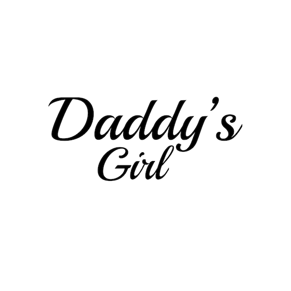 Daddy's Girl - Temporary Tattoo