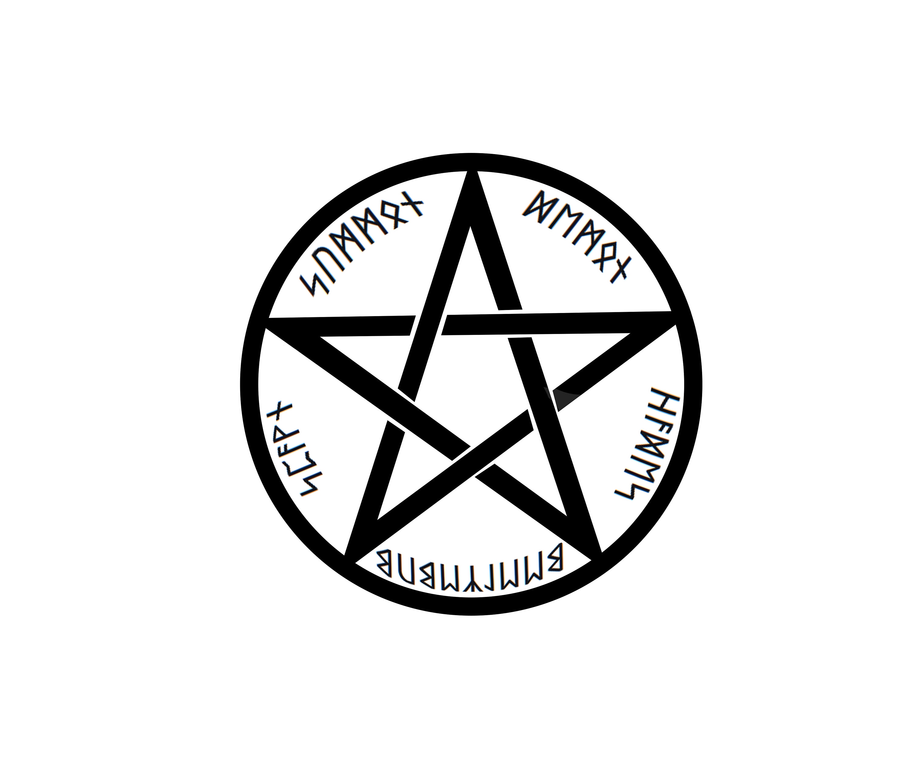 Pentagram Pentacle Moon Star Wicca Pagan Wiccan Gothic - Celtic Pentagram  Tattoo Designs - Free Transparent PNG Download - PNGkey