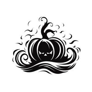 Halloween Pumpkin - Temporary Tattoo