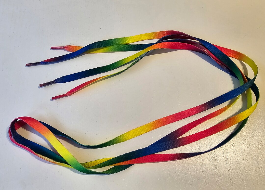 Curated visual reference: Visual Reference: Lgbtiqa Pride Rainbow Shoelaces