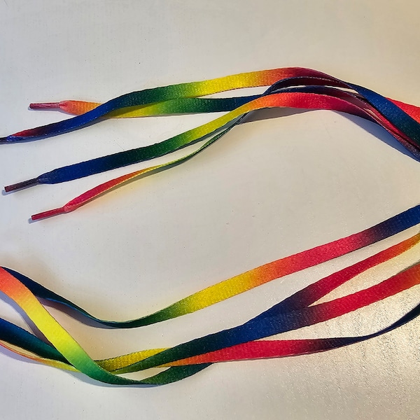 LGBTIQA+ Pride Rainbow Shoelaces